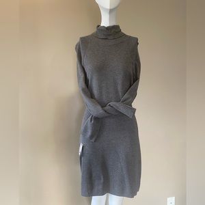 INC Heather Grey Sweater Dress - Large - New